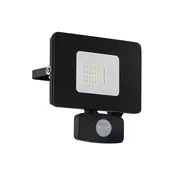 Eglo Faedo 3 spoljna/reflektor, led, 20w, sa senzorom, crna