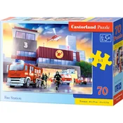 Castorland Puzzle Gasilska postaja 70 kosov