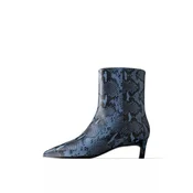 L37 HANDMADE SHOES Gležnarji STEAL THE SHOW modra