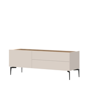 JELA TV STO TV148N-1K2F/S45 - kolekcija Sky 45 - Tobacco hrast/Kašmir mat lak - 148x56x47 cm