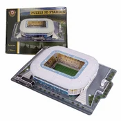 Nogometni stadion - DYNAMO DRESDEN Rudolf Harbig - Dynamo Dresden FC - 3D sestavljanka 132 kosov