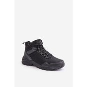 Insulated lightweight mens trekking shoes McBraun black