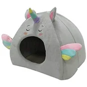 Croci Fluffy Kucica za pse Unicorn 43x33x39cm, Siva