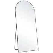VEVOR Ogledalo polne dolžine ukrivljeno 1800x810x19 mm črno
