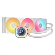 Vodno hlajenje Corsair iCUE LINK Titan 360 RX LCD - 360mm RGB bela (CW-9061026-WW)