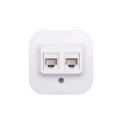 LEGRAND FORIX Dvojna računalniška vtičnica RJ45 kat. 5e UTP bela 782428