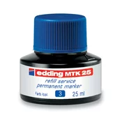 Tinta za marker permanentni   25ml Edding MTK25 plava