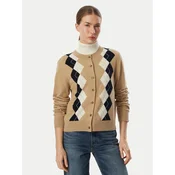 Barbour Pletena jopica Mariana LKN1823BE93 Bež Regular Fit