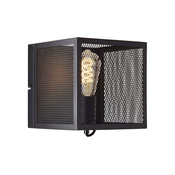 Brilliant - Zidno svetlo MAZE 1xE27/40W/230V crna