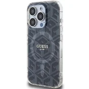 Guess Etui Guess IML GCube MagSafe za iPhone 15 Pro Max - črno