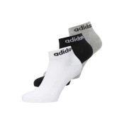 Adidas Carape C Lin Ankle 3P, IC1304, 3 Para, Crne, Sive i Bele