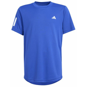 Majica za djecake Adidas B Club 3 Stripes Tennis Shirt - semi lucid blue