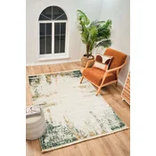 Conceptum Hypnose Tepih Perre Pr016, 100x300 cm, Krem-zeleni