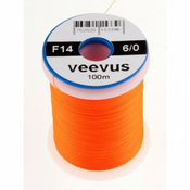 Nit za vezavo muh Veevus thread 6/0 100m | F14 FLUORESCENT ORANGE