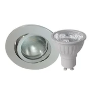 Megatron DecoclicSet vgradni reflektor GU10 5,2 W srebrn - Dnevna soba/jedilnica - Sodobni - srebro - Kovina