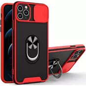 MCTR8-IPHONE XS Max Futrola Magnetic Defender Silicone Red