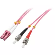 Lindy 46352 InfiniBand/opticki kabel 3 m LC ST ružicaste boje