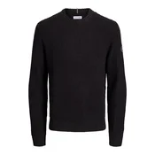 JACK & JONES Pulover JJLUKE črna
