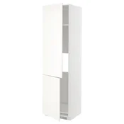 METOD Visoka omara za hlad/zamrz+2 vrata, bela/Vallstena bela, 60x60x220 cm