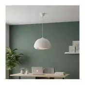 Brilagi - Viseci luster na sajli WABI SABI 1xE27/40W/230V, precnik 42 cm, bela