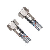AQUALINE Nerjaveča Flex Cev FxF 1/2x1/2, 400mm, Kromirana, AQUALINE