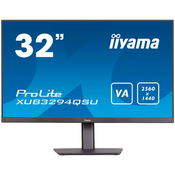 IIYAMA Monitor LED XUB3294QSU-B1 VA 31.5 2560 x 1440 @75Hz 16:9 250 cdm? 3000:1 HDMI DP 2xUSB height, swivel, tilt ( XUB3294QSU-B1 )