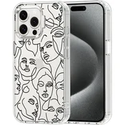 Infostyle MOSNOVO ovitek za iPhone 15 Pro Max - Abstract Face Line Art