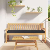 Vidaxl Set blazin za palete 2 pcs Črna 200 x 40 x 8 cm Oxford tkanina
