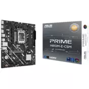 ASUS PRIME H810M-E-CSM LGA1851 mATX osnovna plošča - Intel H810, 2xDDR5, 2xM.2, 4xSATA, 1Gb LAN, 2xDP, 1xHDMI, Aura Sync - 90MB1N20-M0EAYC