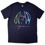 John Lennon Self Portrait Full Colour Navy Blue XL Majica