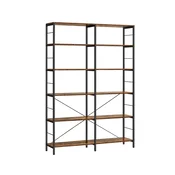 SONGMICS Knižna omara 6 polic 30x120x172,5 cm rjava, (5000250267)