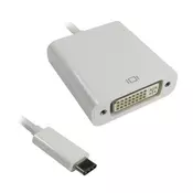 Kabl USB 3.1 CM - DVI AF, 0.15m