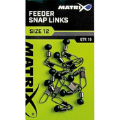 Vrtljivke Matrix -Feeder Snap Links- Št: 10-12