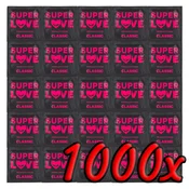 SuperLove Premium Latex Condoms Classic 1000 pack