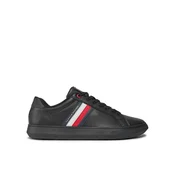 Superge Tommy Hilfiger Essential Leather Cupsole FM0FM04921 Črna
