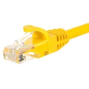 Patchcord RJ45, lita prevleka, kat. 6 UTP, 1 m rumene barve