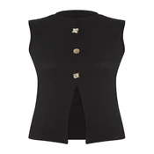 Trendyol Curve Ženska bluza Tbbss25Af00121, Crna
