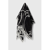 Marama s dodatkom vune Karl Lagerfeld boja: crna, s uzorkom, 245W3303