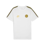 PUMA Borussia Dortmund KING Tee Men, Sport, White/Yellow Sizzle, M
