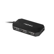 slomart Locust USB vozlišče 4 vrata USB 2.0 črno