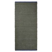 Temno zelen tekač iz jute 70x150 cm Notes – Mette Ditmer Denmark