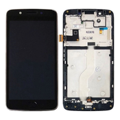 Motorola Moto G5 XT1676 - LCD zaslon + steklo na dotik + okvir (Black) TFT