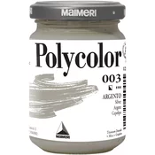 Maimeri Vynil Polycolor Akrilna barva Silver 003 140 ml 1 kos