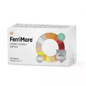 FerriMore Gvožde + Vitamin C 30 kapsula