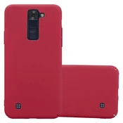 Cadorabo Cadorabo Case, združljiv z LG -om v Frosty Red - Hard Case zaščitni pokrov v zmrznjenem videzu proti praskam in udarcem, (20567042)
