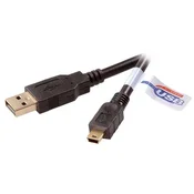 VIVANCO USB kabel A/MINI B 3m (CCU630M)