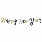 Girlanda napis Happy New Year - 250 cm