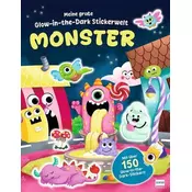 Meine große Glow-in-the-Dark-Stickerwelt - Monster