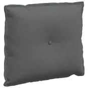 Vidaxl Poglavni vzglavnik Temno siva 60 x 19 x 50 cm blago