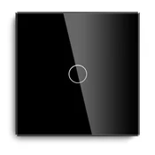 Wi-fi pametni prekidac 1g tuya crni (WiFi touch switch) ( ss001 )